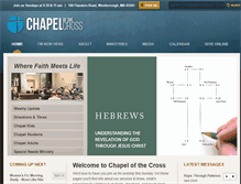 Tablet Screenshot of chapelcares.com